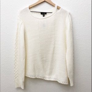 Jessica Simpson White Cream Women's Sweater